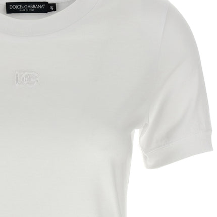 Dolce & Gabbana White Cotton T-Shirt