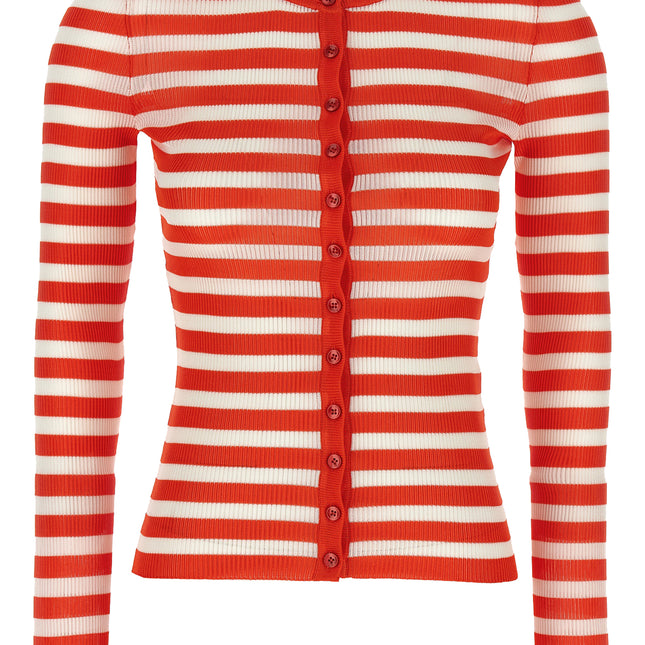 Dolce & Gabbana Orange Viscose Cardigan