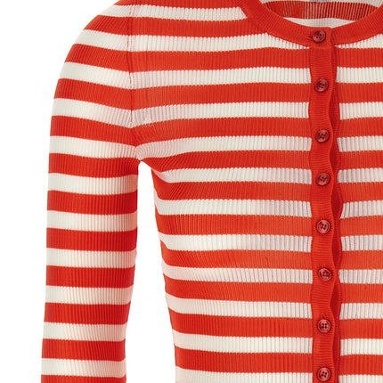 Dolce & Gabbana Orange Viscose Cardigan