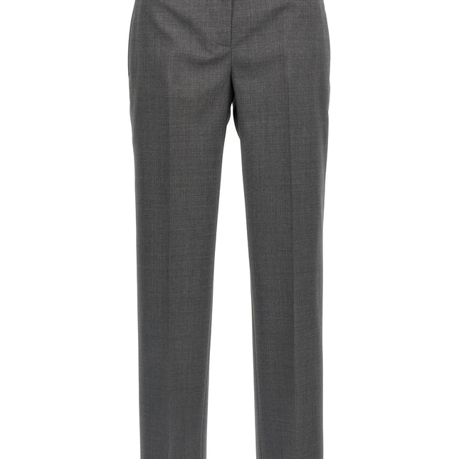 Ermanno Scervino Gray Virgin Wool Dress Pants