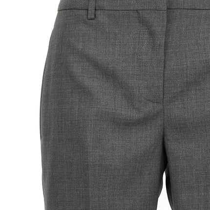 Ermanno Scervino Gray Virgin Wool Dress Pants