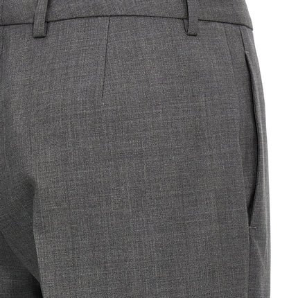 Ermanno Scervino Gray Virgin Wool Dress Pants