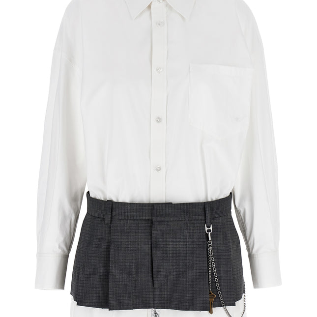 Alexander Wang Multicolor Cotton Short Dress