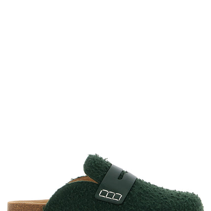 J.W.Anderson Bicolor Virgin Wool Slip-On Loafers