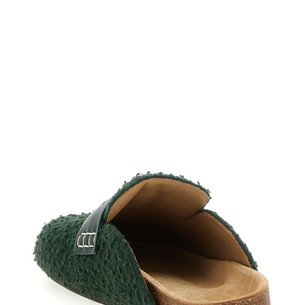 J.W.Anderson Bicolor Virgin Wool Slip-On Loafers