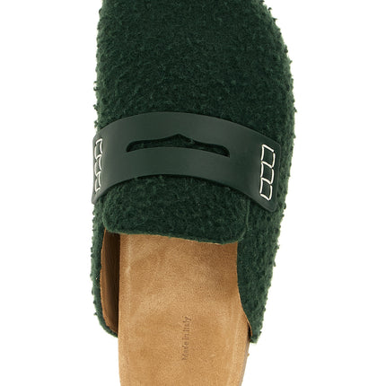 J.W.Anderson Bicolor Virgin Wool Slip-On Loafers