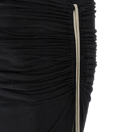 Rick Owens Black Wool Mini Skirt