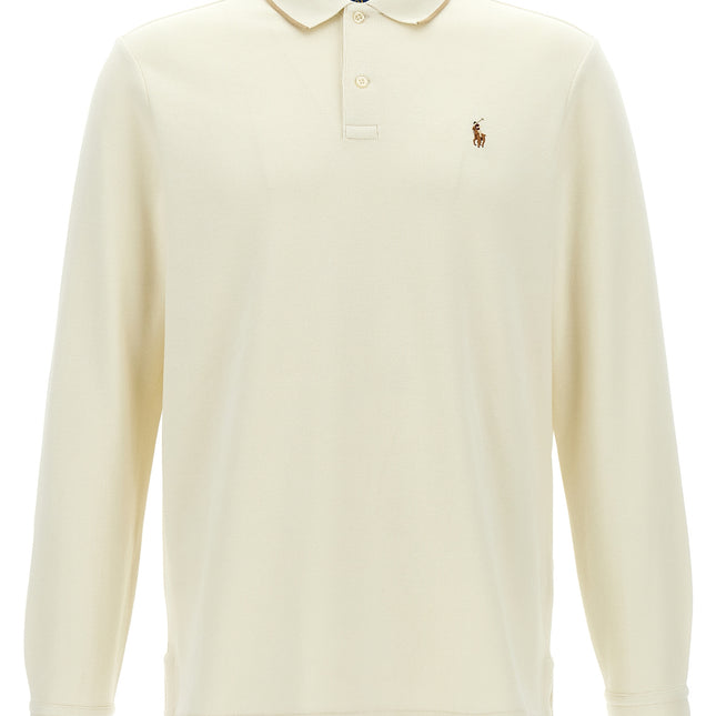 Polo Ralph Lauren Beige Cotton Polo Shirt