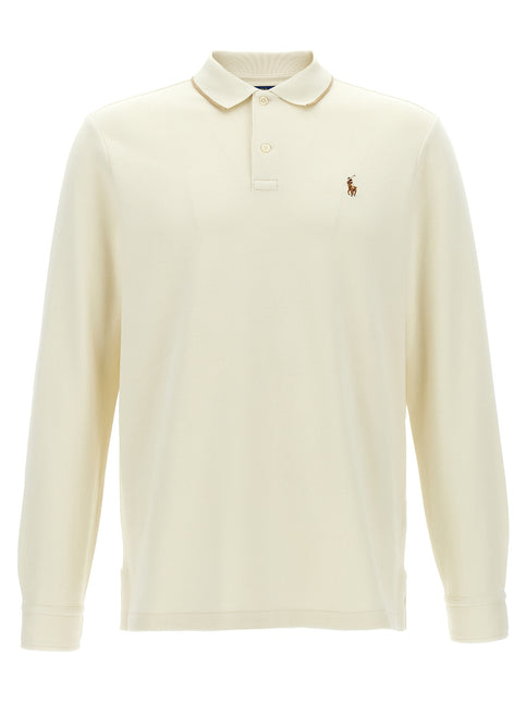 Polo Ralph Lauren Beige Cotton Polo Shirt