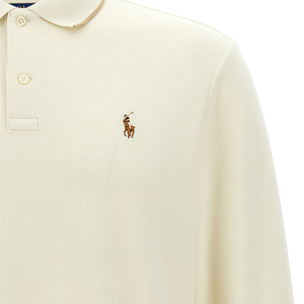 Polo Ralph Lauren Beige Cotton Polo Shirt