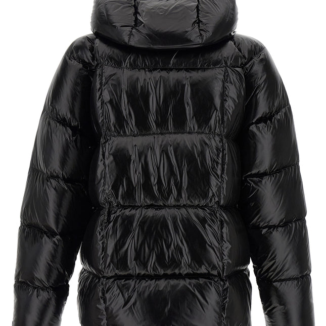 Dsquared² Black Polyamide Full-Length Jacket
