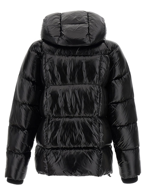 Dsquared² Black Polyamide Full-Length Jacket