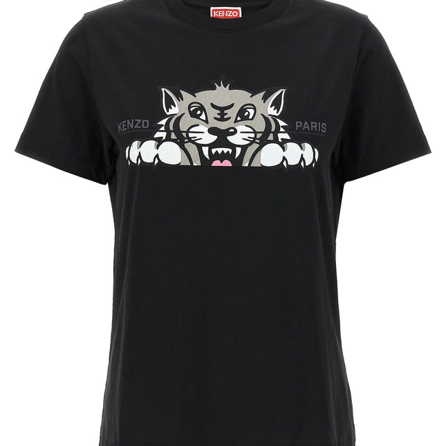 Kenzo Black Cotton T-Shirt