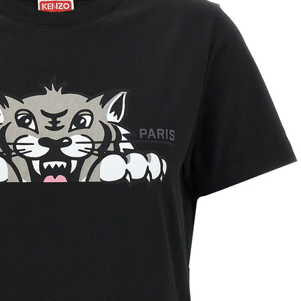 Kenzo Black Cotton T-Shirt