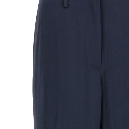 Theory Blue Polyester Casual Pants