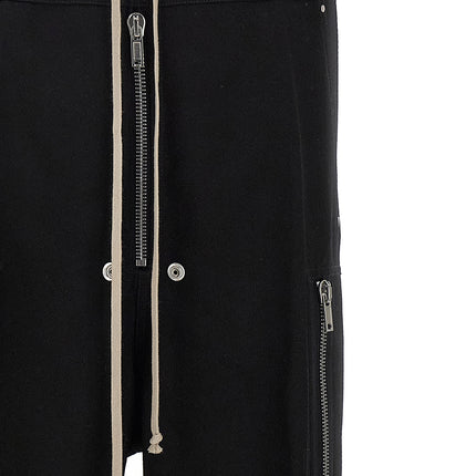 Rick Owens Black Wool Cargo Pants