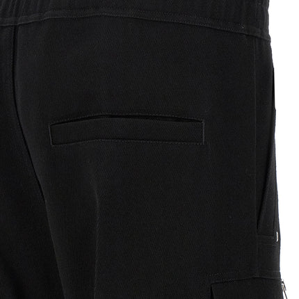 Rick Owens Black Wool Cargo Pants