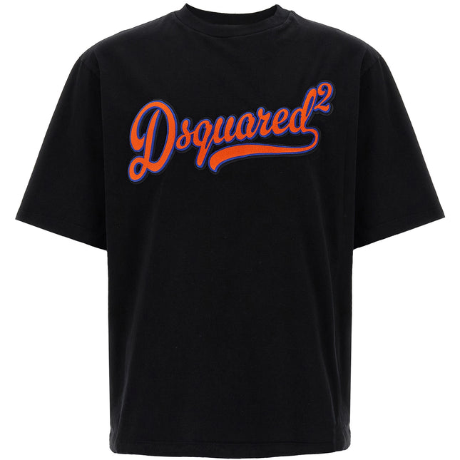 Dsquared² Black Cotton T-Shirt