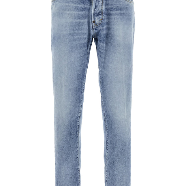Dsquared² Blue Cotton Skinny Jeans