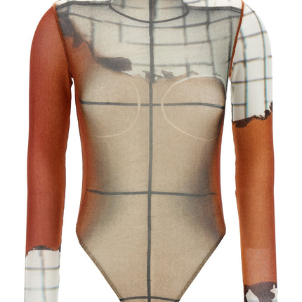 Jean Paul Gaultier Multicolor Polyamide Bodysuit