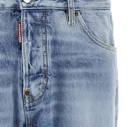 Dsquared² Blue Cotton Skinny Jeans