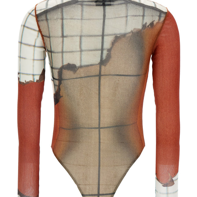 Jean Paul Gaultier Multicolor Polyamide Bodysuit