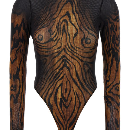 Jean Paul Gaultier Multicolor Polyamide Bodysuit