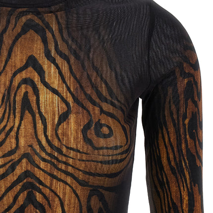 Jean Paul Gaultier Multicolor Polyamide Pattern Shirt
