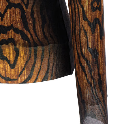 Jean Paul Gaultier Multicolor Polyamide Pattern Shirt