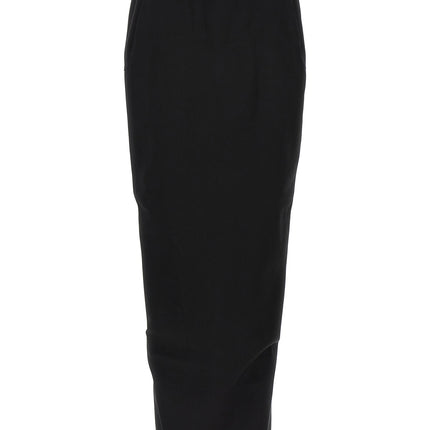 Rick Owens Black Wool Mini Skirt