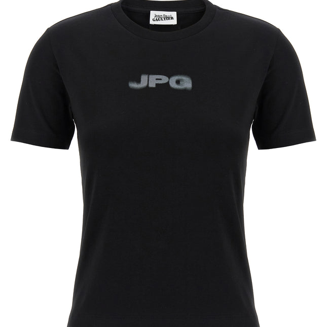 Jean Paul Gaultier Black Cotton T-Shirt