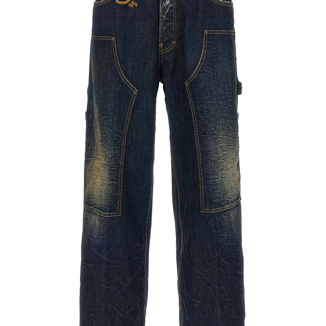 Dsquared² Blue Cotton Jeans Denim