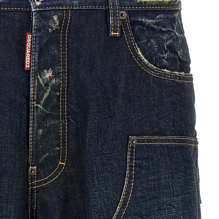 Dsquared² Blue Cotton Jeans Denim