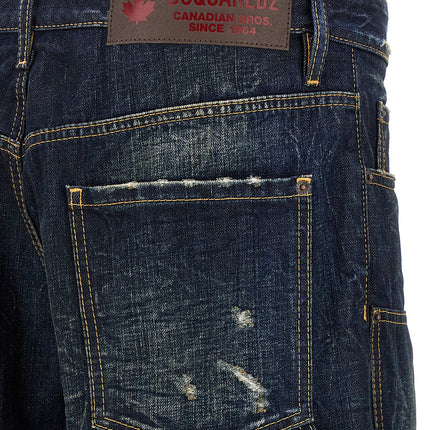 Dsquared² Blue Cotton Jeans Denim