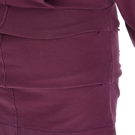 The Attico Bordeaux Cotton Short Dress