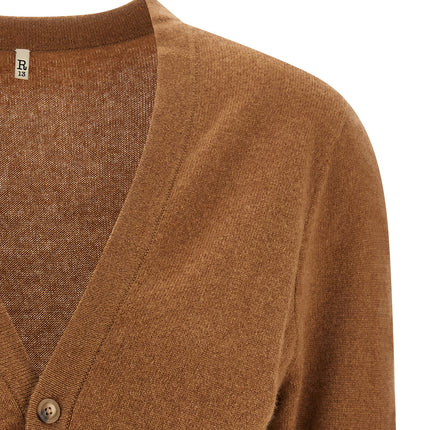 R13 Brown Cashmere Cardigan