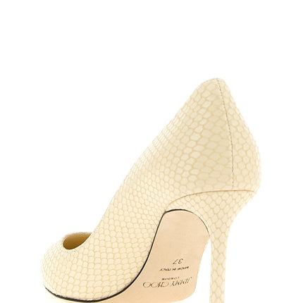 Jimmy Choo Bicolor Leather High Heel Pumps