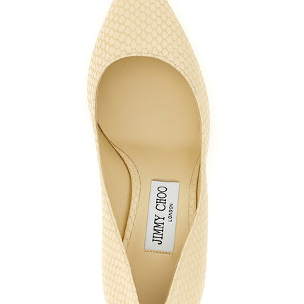 Jimmy Choo Bicolor Leather High Heel Pumps