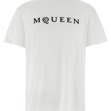 Alexander McQueen Bicolor Cotton T-Shirt
