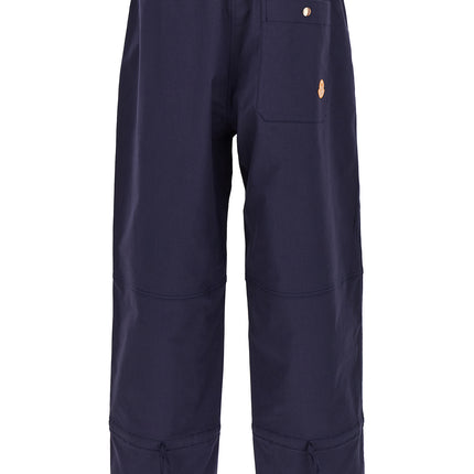 MONCLER GENIUS Blue Cotton Casual Pants