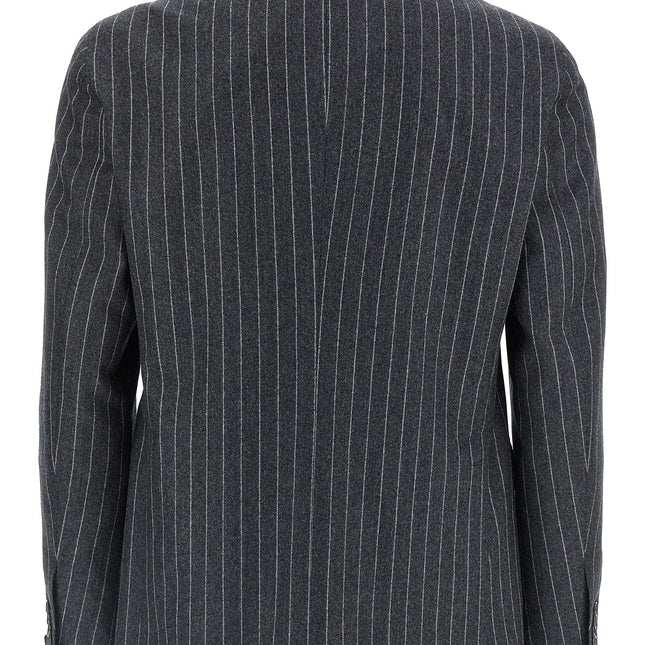 Tagliatore Gray Virgin Wool Two-Piece Suit