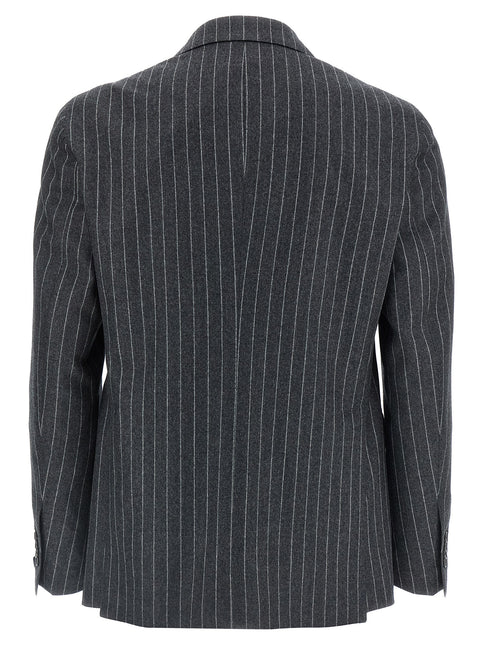 Tagliatore Gray Virgin Wool Two-Piece Suit