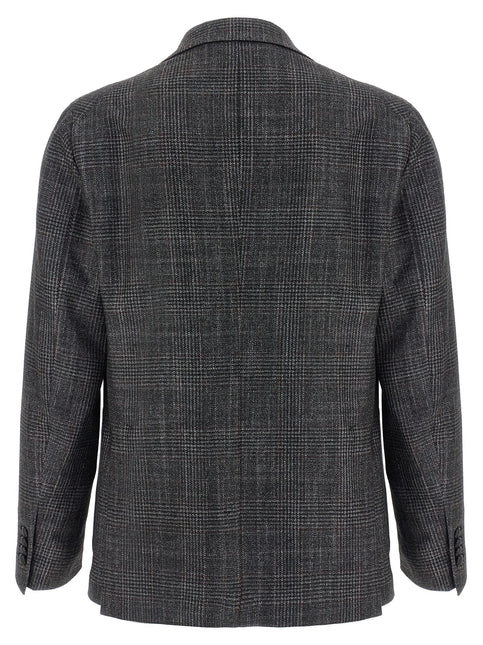 Tagliatore Gray Virgin Wool Blazer