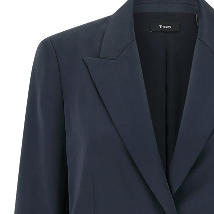 Theory Blue Polyester Blazer