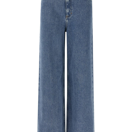 Theory Blue Cotton High-Waisted Jean
