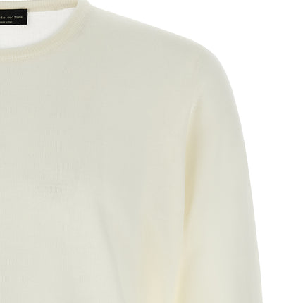 Roberto Collina Beige Merino Wool Cardigan