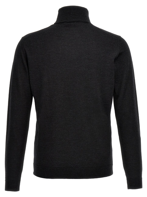 Roberto Collina Gray Merino Wool Cardigan