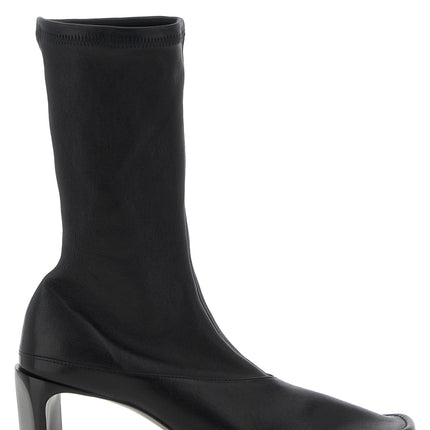 Jil Sander Black Lamb Leather Ankle Boots