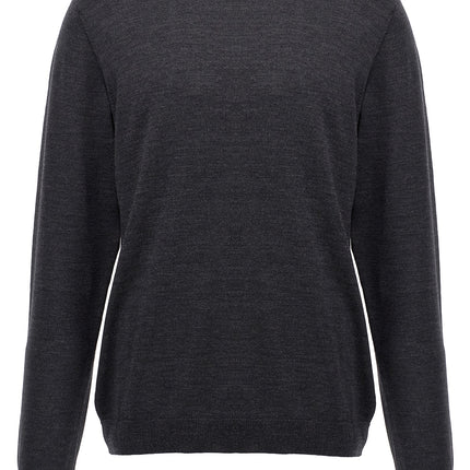 Roberto Collina Gray Merino Wool Cardigan