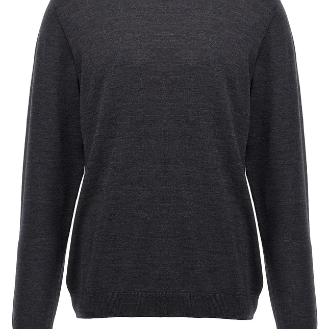 Roberto Collina Gray Merino Wool Cardigan
